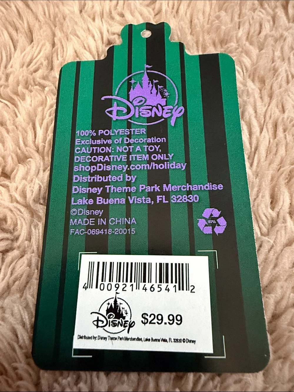 Disney Haunted Mansion Madame Leota Stocking Wall Hanging